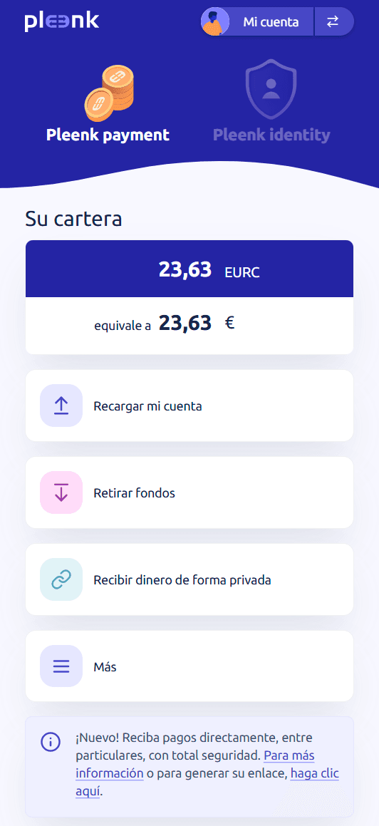 Pleenk payment